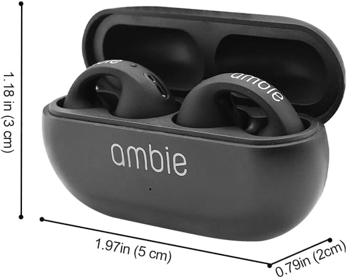 🎧 Ambie Earbud | Silicone Cover | ambie Sound Earcuff – Black & White 🖤🤍 - DoorAndSteps E Commerce 