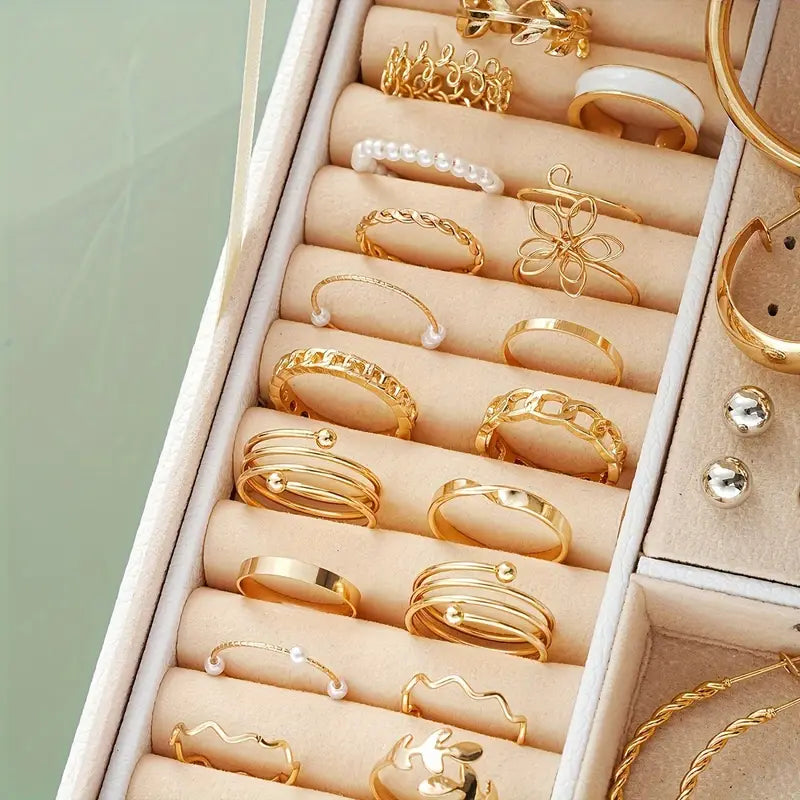 💎✨ 86-Piece Premium Jewelry Set for Women & Girls – Necklaces, Earrings, Rings & More! 👑💫 - DoorAndSteps E Commerce 