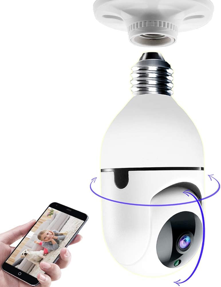 Bulb Indoor PTZ Wifi IP Camera - DoorAndSteps E Commerce 