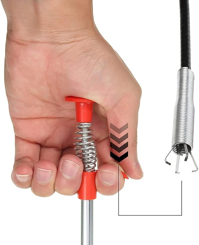 🛠️ Flexible Grabber Pick-Up Tool – 4 Claw Bendable Drain Cleaner for Sink, Toilet & More 💧✨ - DoorAndSteps E Commerce 