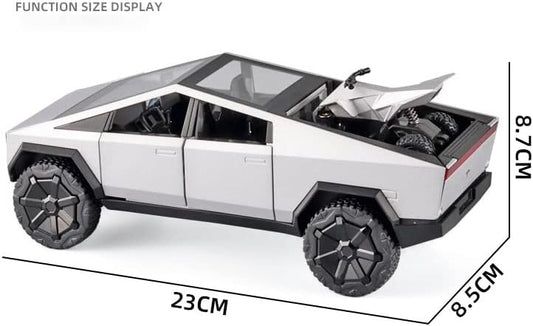 Tesla Cyber truck Pickup With Motorcycle - DoorAndSteps E Commerce 