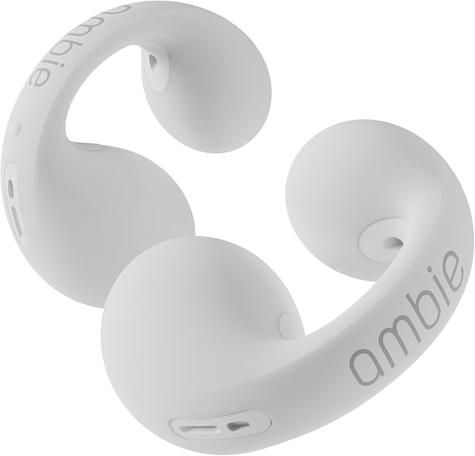 🎧 Ambie Earbud | Silicone Cover | ambie Sound Earcuff – Black & White 🖤🤍 - DoorAndSteps E Commerce 