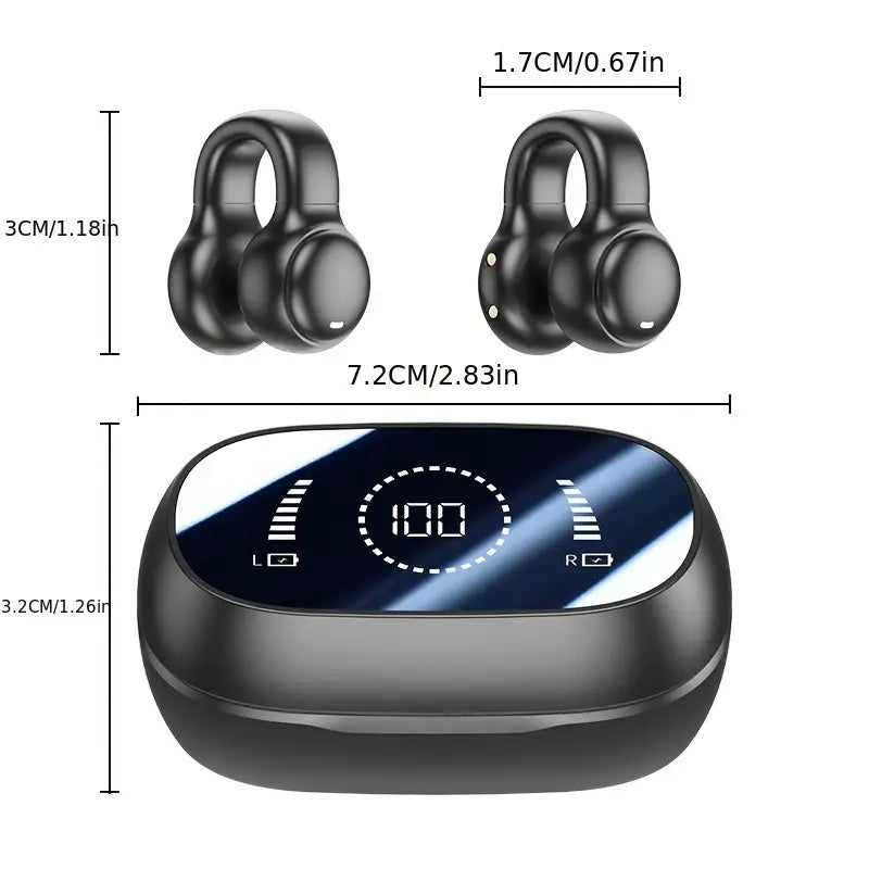 🎧 GENAI M47 Wireless Earbuds | Noise Cancelling | Perfect for Sports 🏃 & Gaming 🎮 - DoorAndSteps E Commerce 