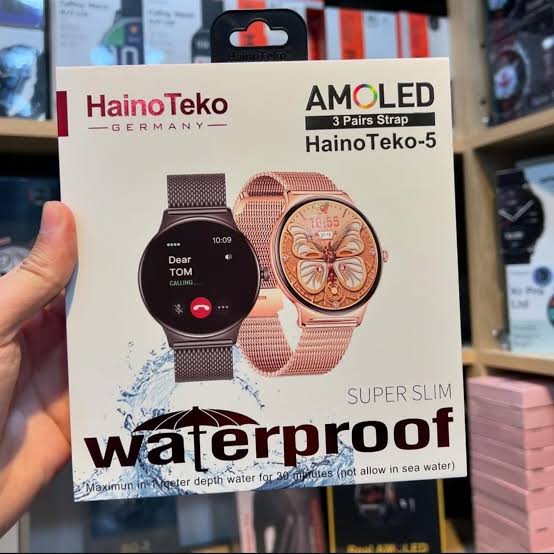 HAINO TEKO 5 WATERPROOF SUPER SLIM SMART WATCH - DoorAndSteps E Commerce 