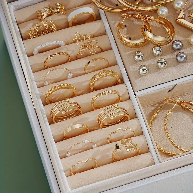 💎✨ 86-Piece Premium Jewelry Set for Women & Girls – Necklaces, Earrings, Rings & More! 👑💫 - DoorAndSteps E Commerce 
