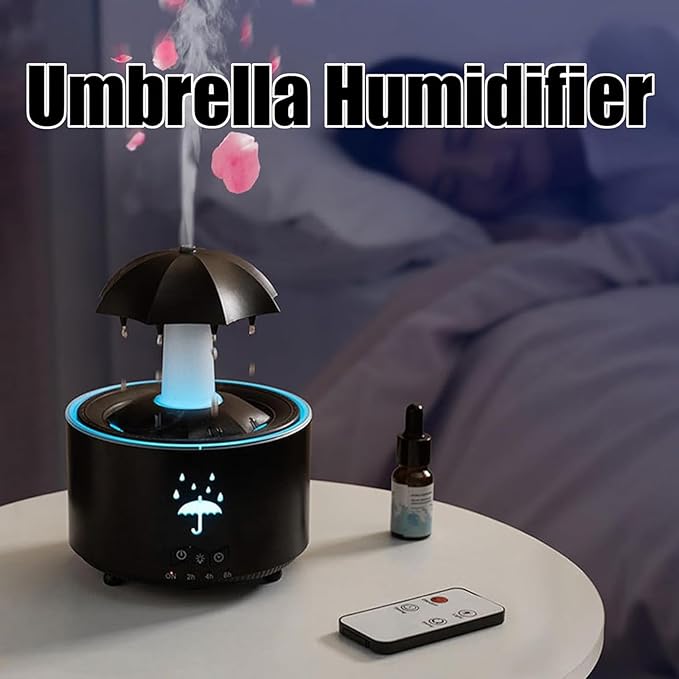 🌧️💨 V88 Umbrella Humidifier with Magical Rain Effect – Refresh Your Space in Style! 🌂✨ - DoorAndSteps E Commerce 