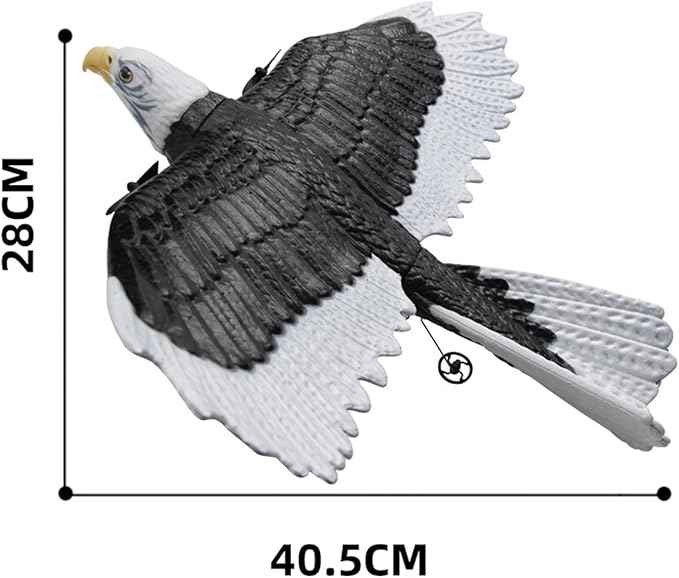 🦅 HW-40 Remote Control Eagle Drone – Realistic Flying Bird Toy with Dual Propellers (Ages 14+) - DoorAndSteps E Commerce 