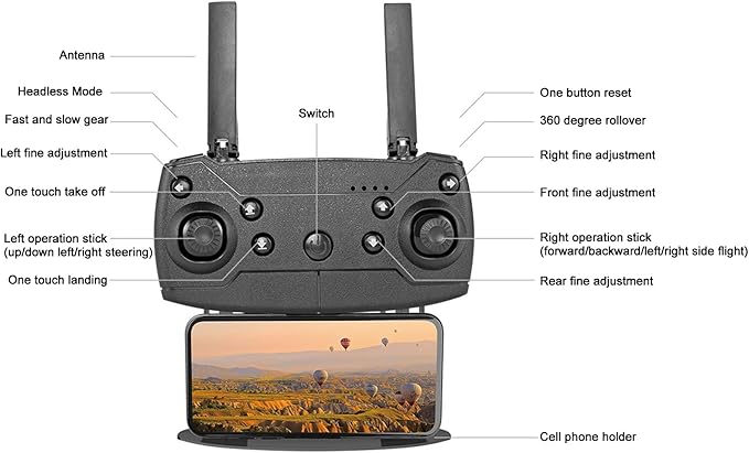 ✈️  E88 & E99 Foldable 4K Dual-Camera Drones with WiFi FPV – Beginner-Friendly Aerial Photography Kit🚁 - DoorAndSteps E Commerce 