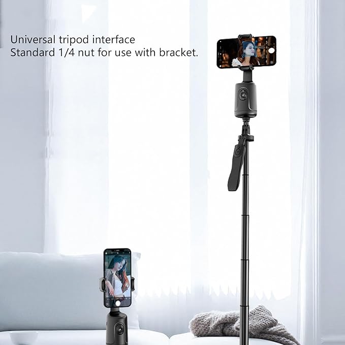 360° Smart Face Tracking Car Tripod – Your Personal Cameraman On the Go! - DoorAndSteps E Commerce 