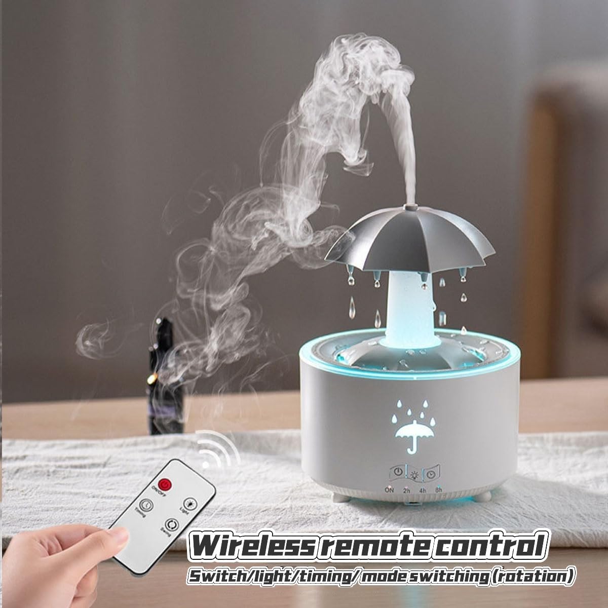 🌧️💨 V88 Umbrella Humidifier with Magical Rain Effect – Refresh Your Space in Style! 🌂✨ - DoorAndSteps E Commerce 