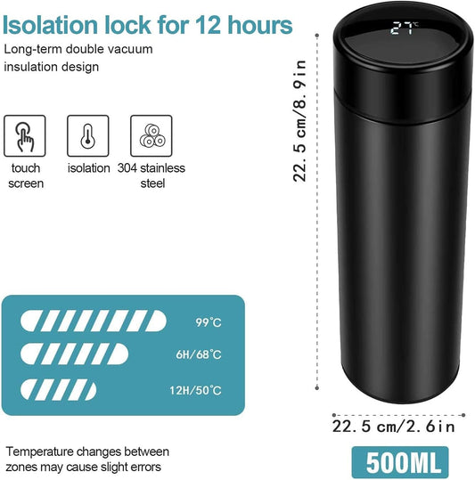 LED Temperature Display Water Bottle - DoorAndSteps E Commerce 