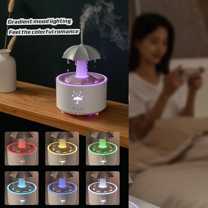 🌧️💨 V88 Umbrella Humidifier with Magical Rain Effect – Refresh Your Space in Style! 🌂✨ - DoorAndSteps E Commerce 