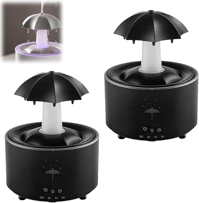 🌧️💨 V88 Umbrella Humidifier with Magical Rain Effect – Refresh Your Space in Style! 🌂✨ - DoorAndSteps E Commerce 