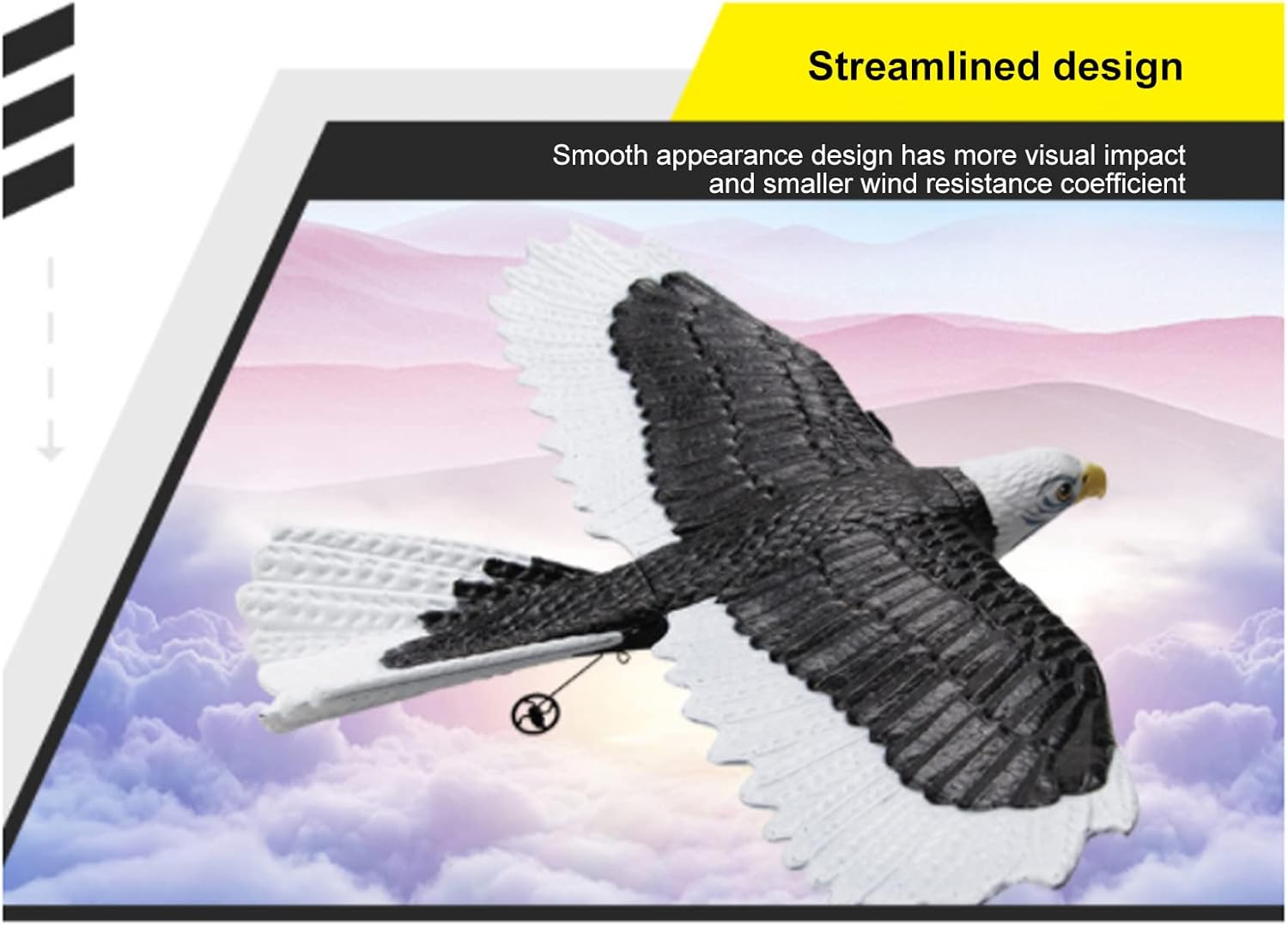 🦅 HW-40 Remote Control Eagle Drone – Realistic Flying Bird Toy with Dual Propellers (Ages 14+) - DoorAndSteps E Commerce 