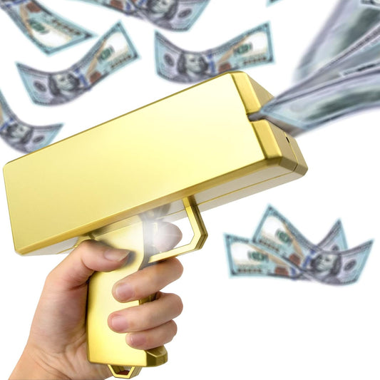 Gold Money Guns Shooter - DoorAndSteps E Commerce 