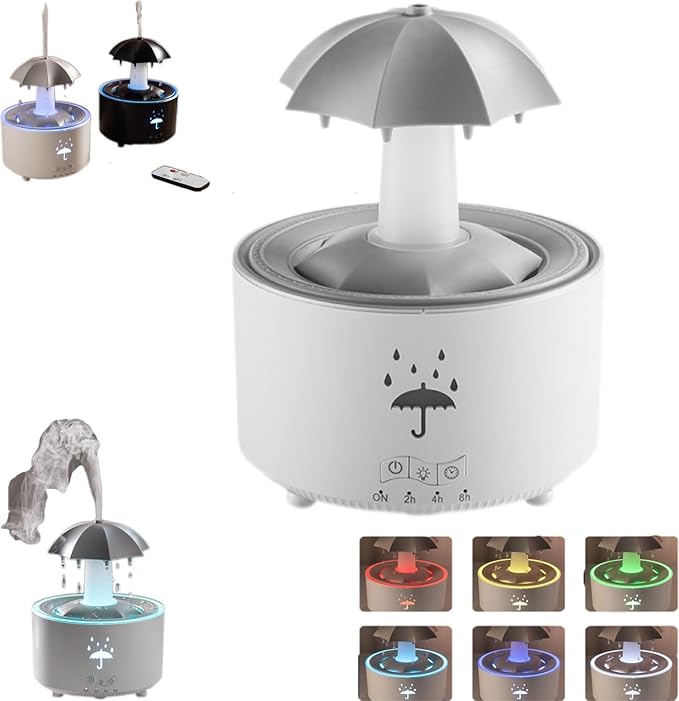 🌧️💨 V88 Umbrella Humidifier with Magical Rain Effect – Refresh Your Space in Style! 🌂✨ - DoorAndSteps E Commerce 