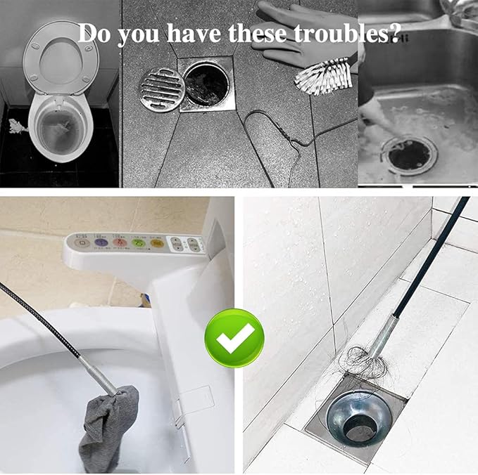 🛠️ Flexible Grabber Pick-Up Tool – 4 Claw Bendable Drain Cleaner for Sink, Toilet & More 💧✨ - DoorAndSteps E Commerce 