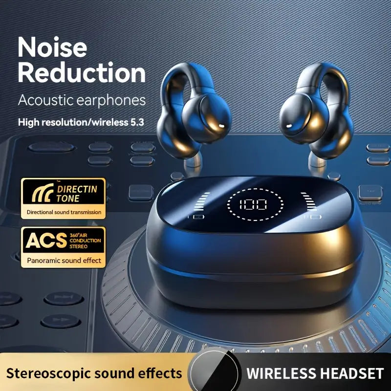 🎧 GENAI M47 Wireless Earbuds | Noise Cancelling | Perfect for Sports 🏃 & Gaming 🎮 - DoorAndSteps E Commerce 