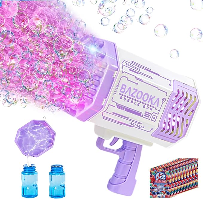 🫧💥 Ultimate 69-Hole Bubble Machine Gun – Light-Up Fun for All Ages! 🎉🔫 - DoorAndSteps E Commerce 