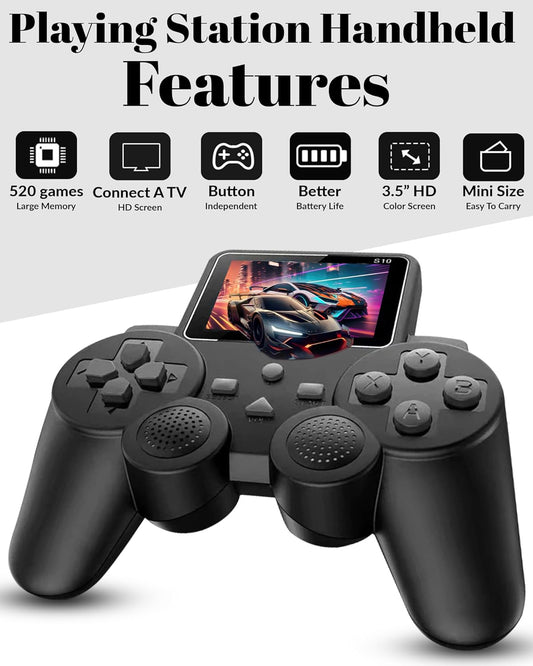 PlayingStation 520-in-1 Retro Games Handheld - DoorAndSteps E Commerce 