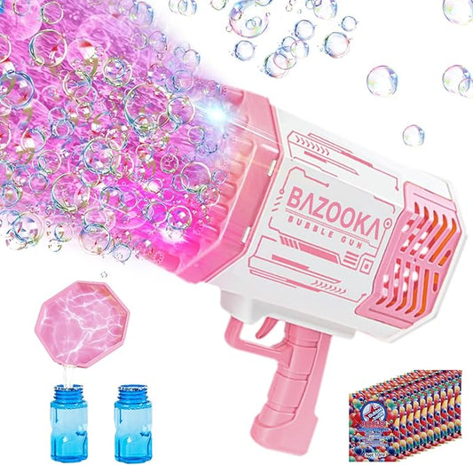 🫧💥 Ultimate 69-Hole Bubble Machine Gun – Light-Up Fun for All Ages! 🎉🔫 - DoorAndSteps E Commerce 