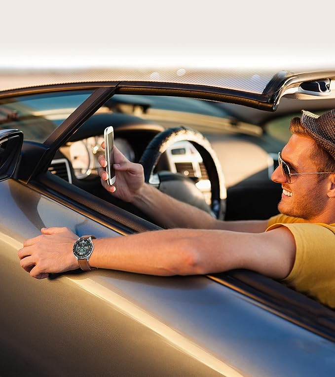 💼✨ Nodizz WT02 Smartwatch – Luxury Meets Innovation! - DoorAndSteps E Commerce 