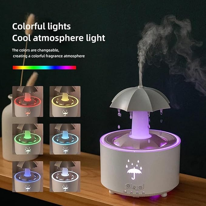 🌧️💨 V88 Umbrella Humidifier with Magical Rain Effect – Refresh Your Space in Style! 🌂✨ - DoorAndSteps E Commerce 