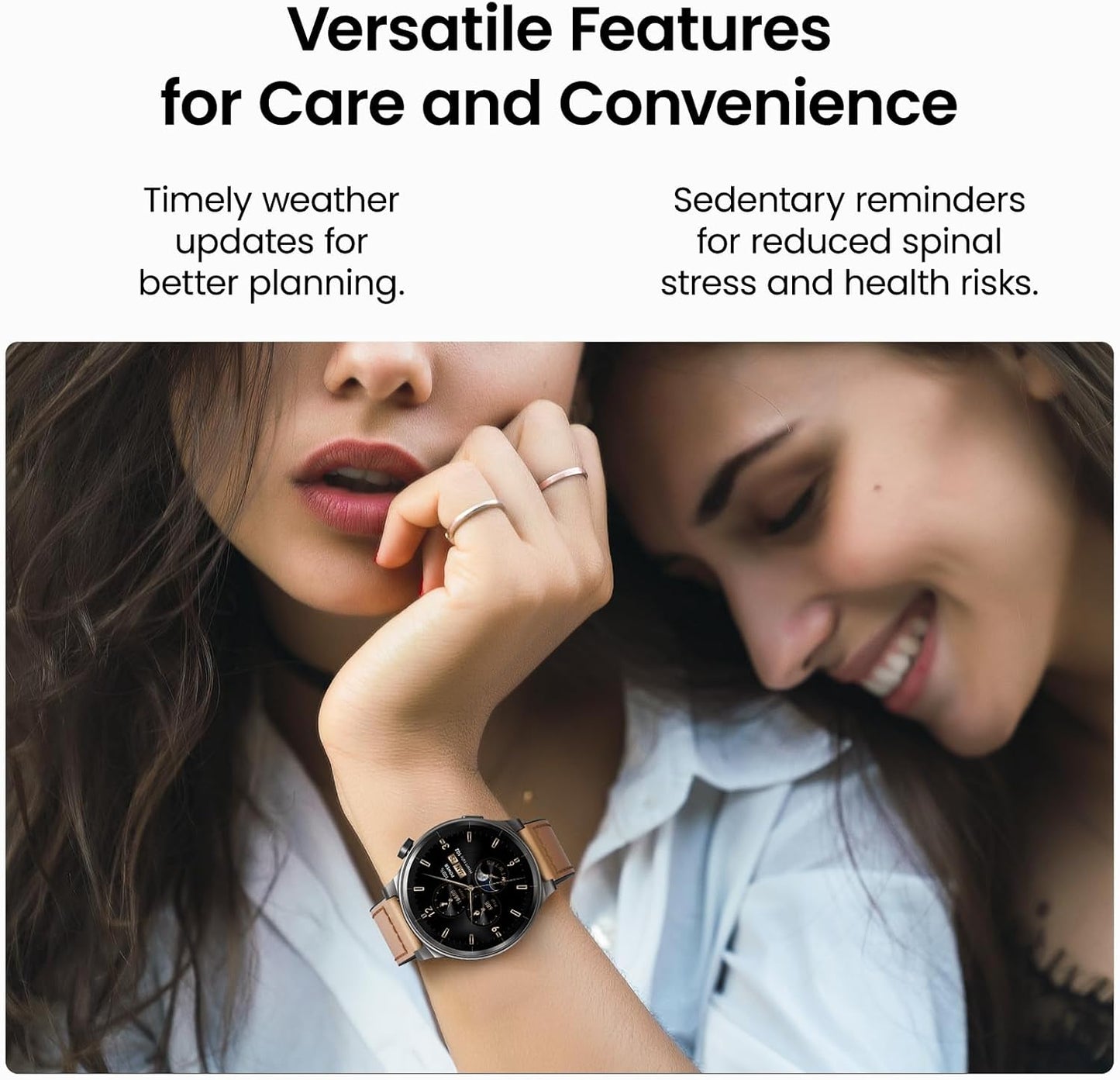 💼✨ Nodizz WT02 Smartwatch – Luxury Meets Innovation! - DoorAndSteps E Commerce 