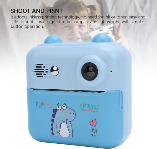 Instant Print Camera for Kids, 50MP 1080P - DoorAndSteps E Commerce 