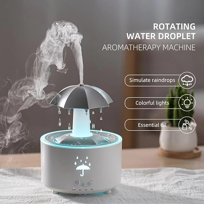 🌧️💨 V88 Umbrella Humidifier with Magical Rain Effect – Refresh Your Space in Style! 🌂✨ - DoorAndSteps E Commerce 