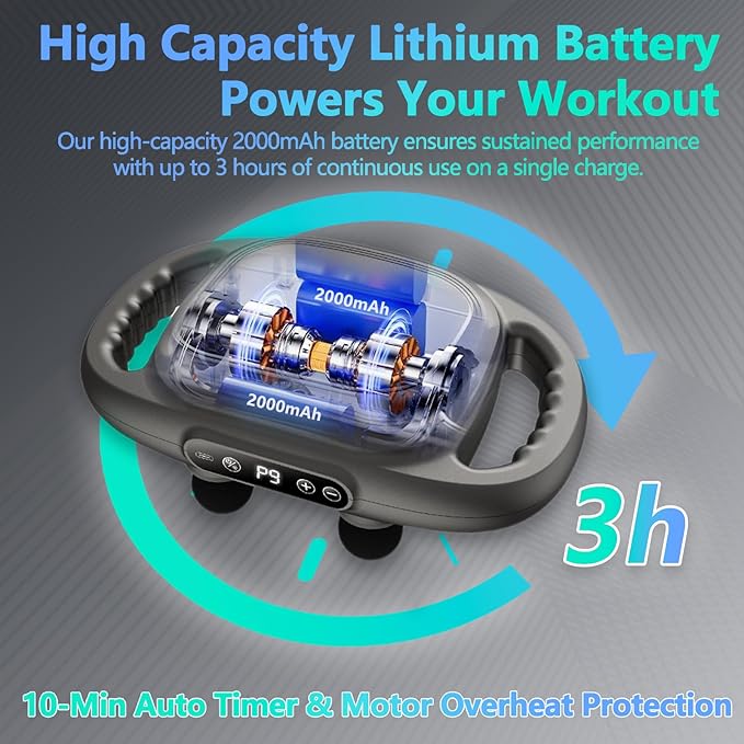 🔋 Rechargeable 6-Head Facial Gun – Spa Treatment at Home