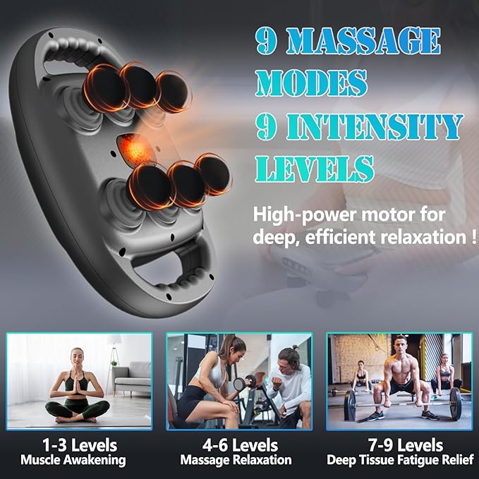 🔋 Rechargeable 6-Head Facial Gun – Spa Treatment at Home
