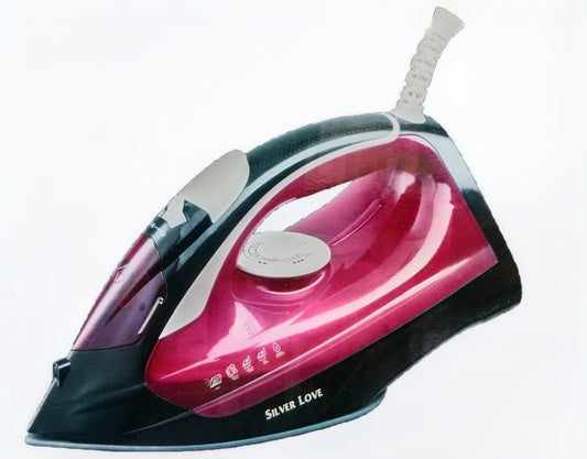 SILVER LOVE STEAM IRON - DoorAndSteps E Commerce 