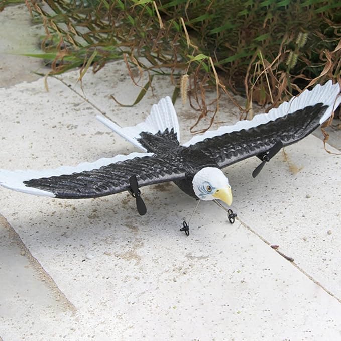 🦅 HW-40 Remote Control Eagle Drone – Realistic Flying Bird Toy with Dual Propellers (Ages 14+) - DoorAndSteps E Commerce 