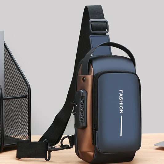 🧳 Anti-Theft Waterproof Sling Bag with USB Charging Port – Sleek, Secure & Smart Carry for Everyday Life - DoorAndSteps E Commerce 