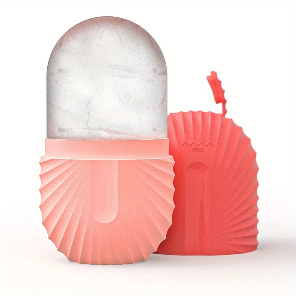 ❄️ Ice Face Roller – Reusable Facial Massager for Puffiness Relief, Skin Glow, and Contour Care 🌿✨ - DoorAndSteps E Commerce 