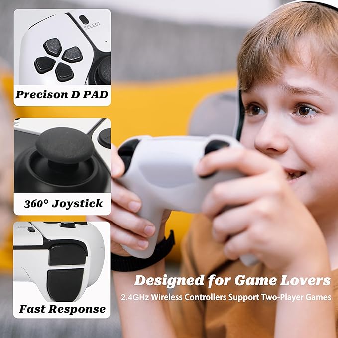 🕹️ Game Console Stick with 2.4G Wireless Controllers 🎮 - DoorAndSteps E Commerce 