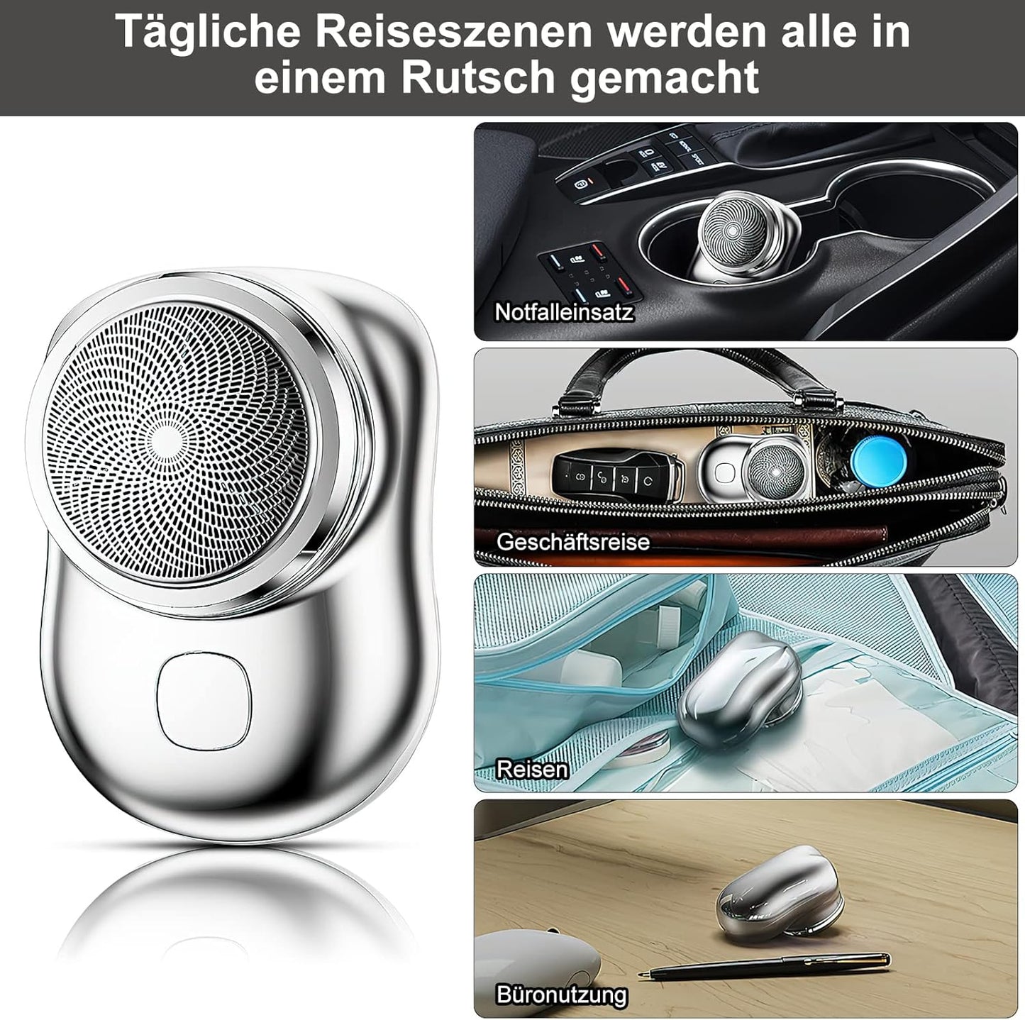 🧔‍♂️✨ Mini Pocket Portable Electric Shaver – Sleek, Powerful & Travel-Ready! - DoorAndSteps E Commerce 