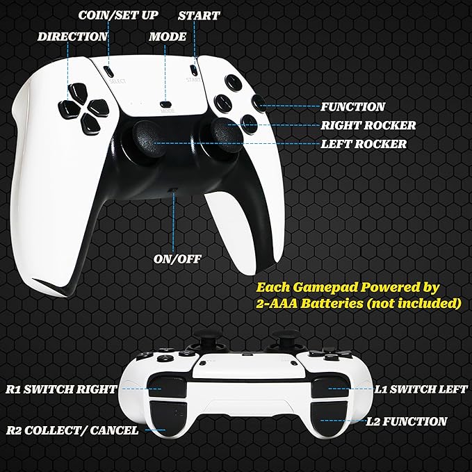 🕹️ Game Console Stick with 2.4G Wireless Controllers 🎮 - DoorAndSteps E Commerce 