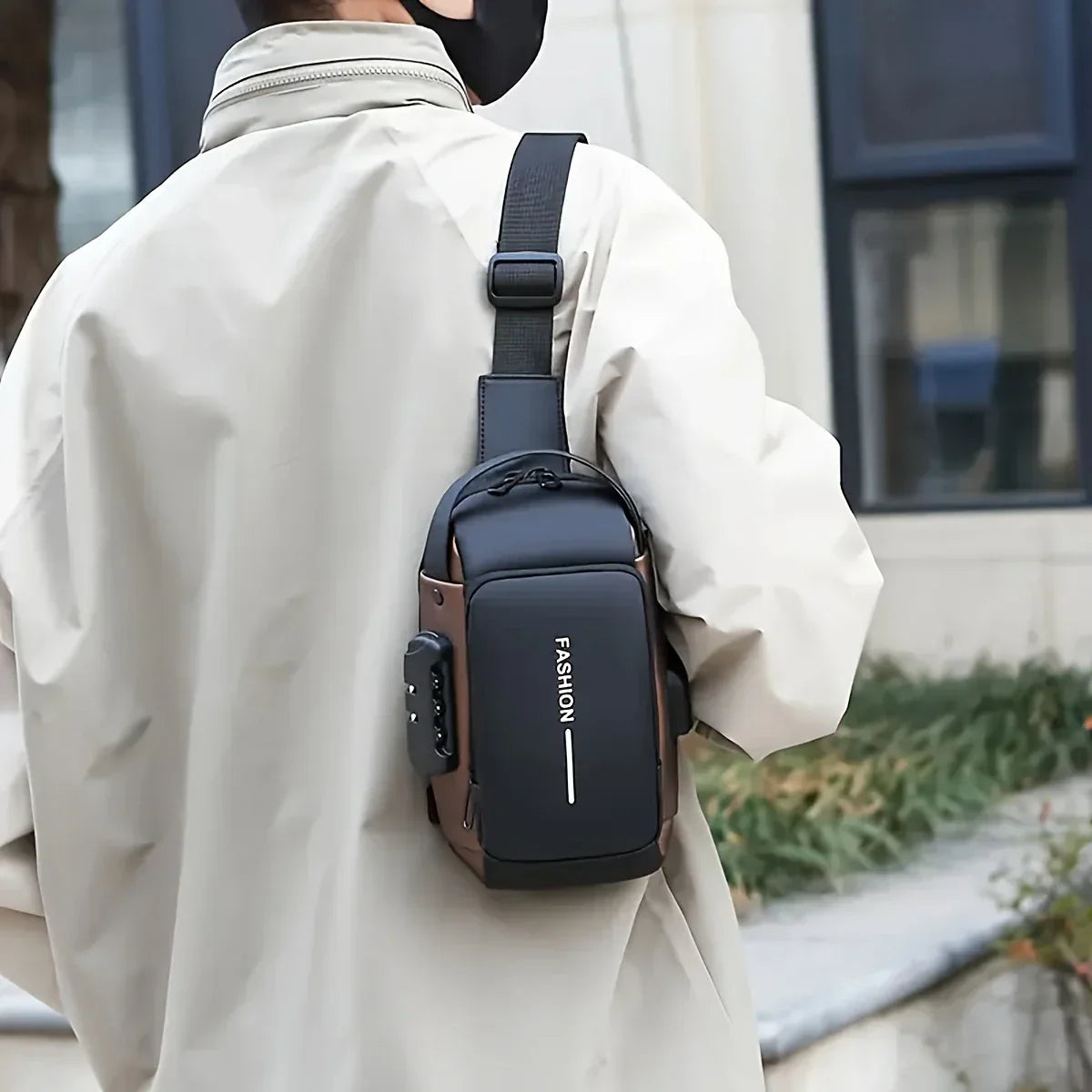 🧳 Anti-Theft Waterproof Sling Bag with USB Charging Port – Sleek, Secure & Smart Carry for Everyday Life - DoorAndSteps E Commerce 