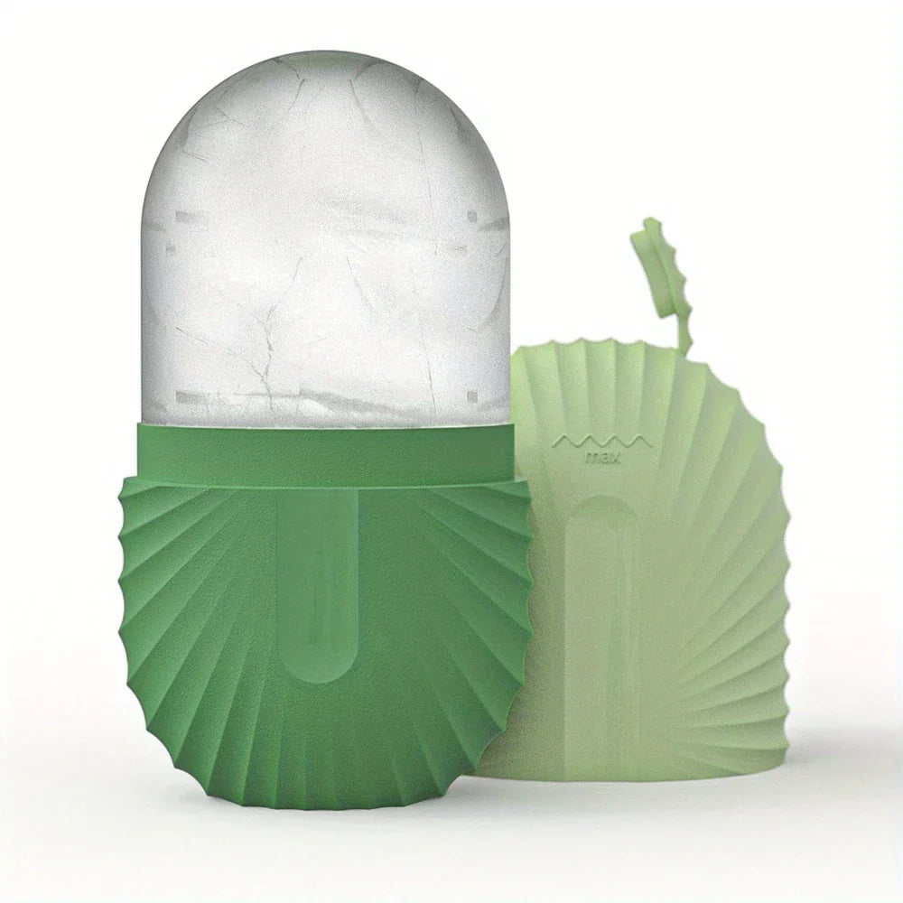 ❄️ Ice Face Roller – Reusable Facial Massager for Puffiness Relief, Skin Glow, and Contour Care 🌿✨ - DoorAndSteps E Commerce 