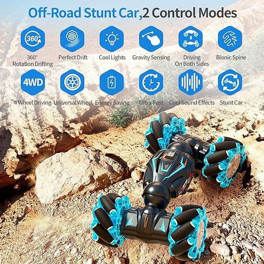 Stunt Car 2.4GHz Remote and watch Control - DoorAndSteps E Commerce 