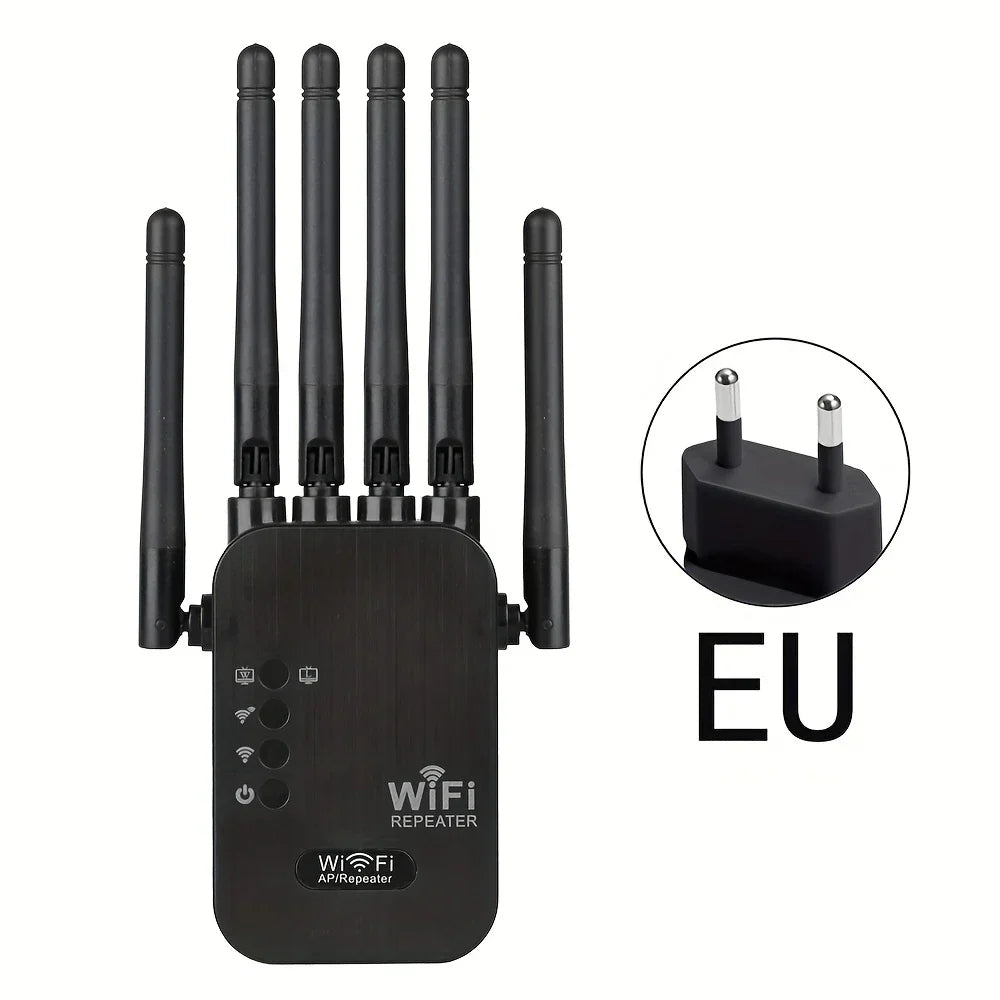 🔥 High-Speed WiFi Repeater – Covers Up to 25 Devices | Signal Booster & Internet Extender for Home & Office 🌐 - DoorAndSteps E Commerce 