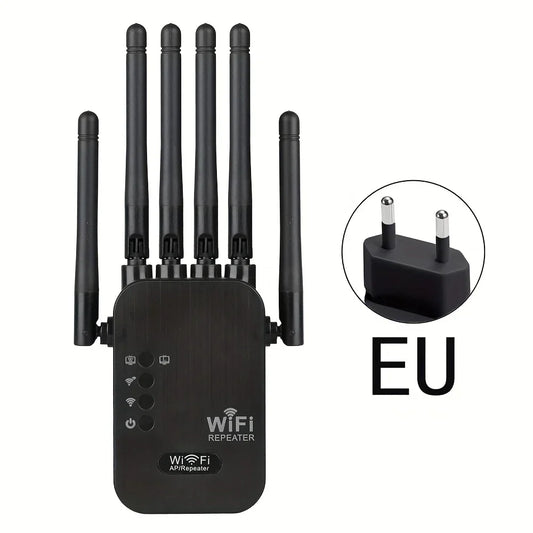 🔥 High-Speed WiFi Repeater – Covers Up to 25 Devices | Signal Booster & Internet Extender for Home & Office 🌐 - DoorAndSteps E Commerce 