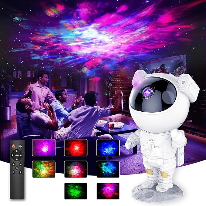 Astronaut Projector Night Light with Timer - DoorAndSteps E Commerce 