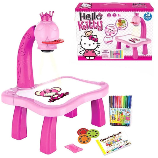 🎨 Dino Projector Painting Table for Kids – Fun, Creative & Educational! - DoorAndSteps E Commerce 