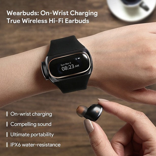 Aipower Wearbuds Smartwatch with Built-in Wireless Earbuds – All-in-One Fitness & Audio Solution - DoorAndSteps E Commerce 