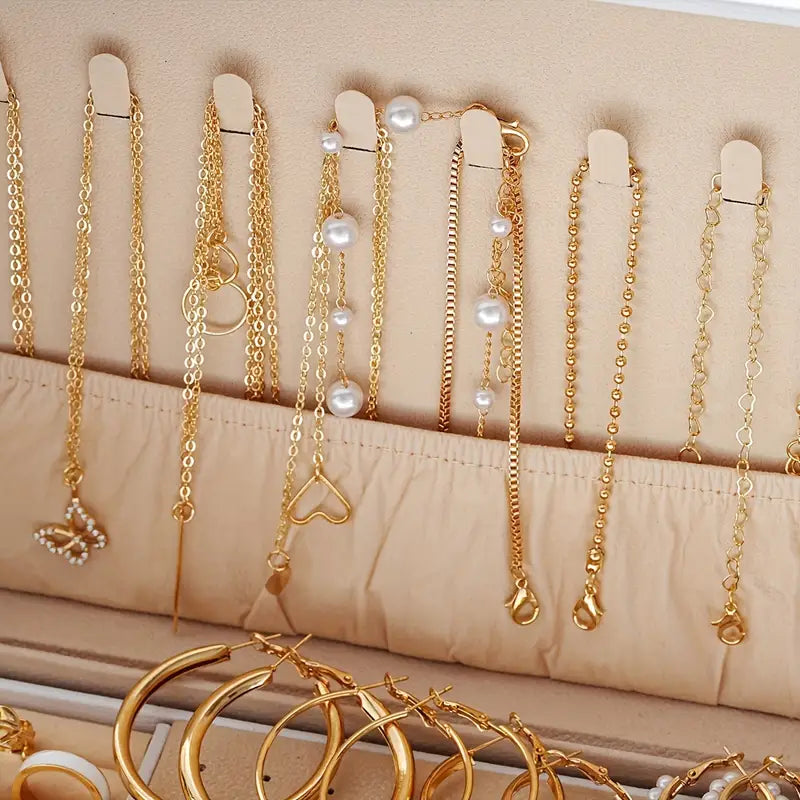 💎✨ 86-Piece Premium Jewelry Set for Women & Girls – Necklaces, Earrings, Rings & More! 👑💫 - DoorAndSteps E Commerce 
