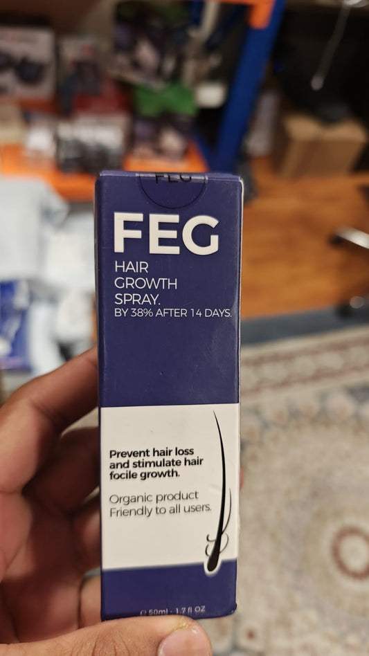 🌟 FEG Hair Growth Spray – Boost Hair Growth by 38% in Just 14 Days! 🌟 - DoorAndSteps E Commerce 