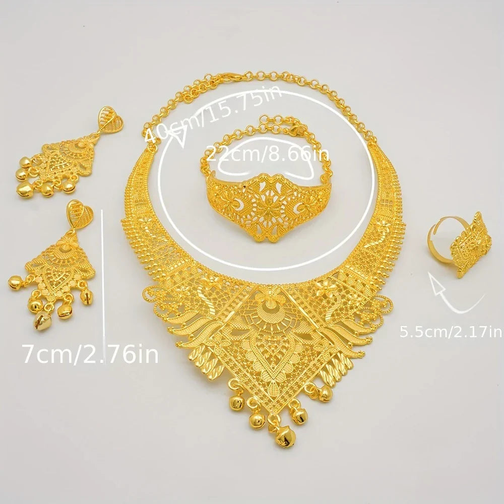 ✨ Elevate Your Elegance with This Stunning Dubai & Ethiopian Inspired Jewelry Set ✨